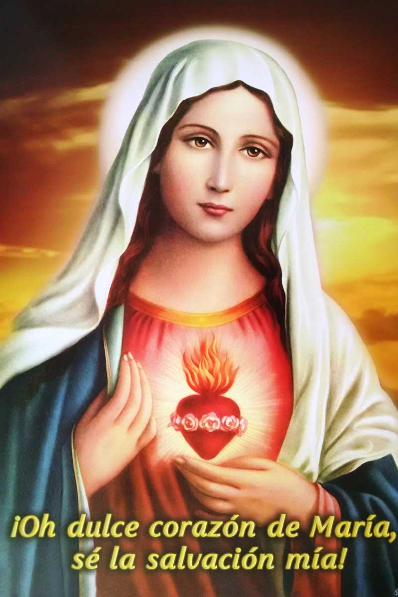 Afiche-Devoción-número 85-Dulce corazón de María