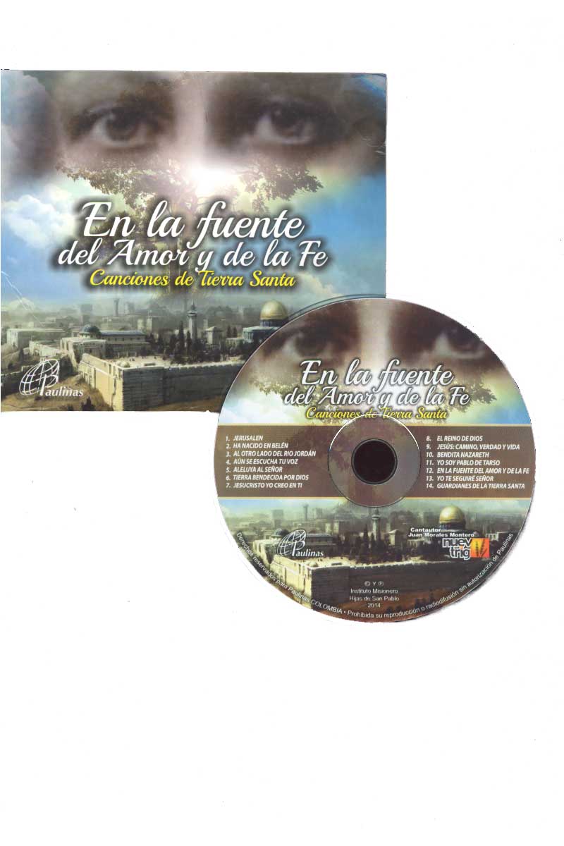 En la fuente del amor y de la fe - Canciones de tierra santa- CD